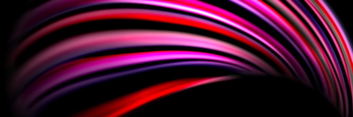 Fluid color waves with light effects, vector abstract background, modern template